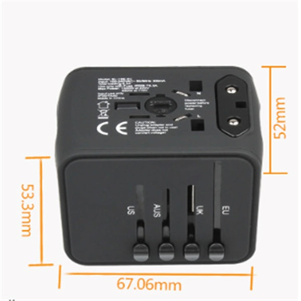Multi-Function Power Socket - Universal Outlet Adapter