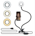 LED Selfie Ring Light for Live Adjustable Makeup Light-8cm Stand