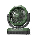 Portable Camping Fan with LED Light - 24000mAh Battery
