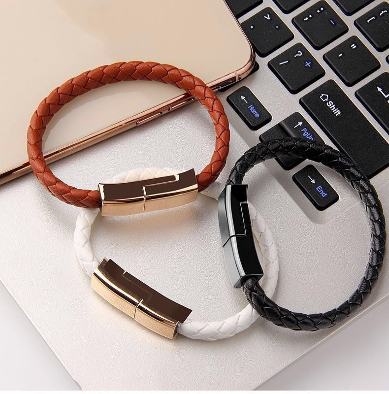 Wearable Bracelet Charging Cable - USB Data Cable